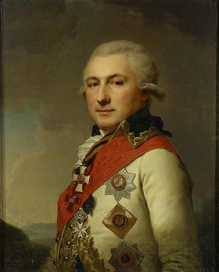 unknow artist Portrait of Admiral Osip Mikhailovich de Ribas (Jose de Ribas)